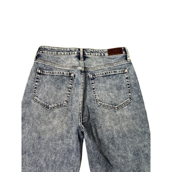 Hollister Ultra-High Rise Mom Jeans Patch Denim VintageStretch Women 5R 27x27 - Picture 5 of 11